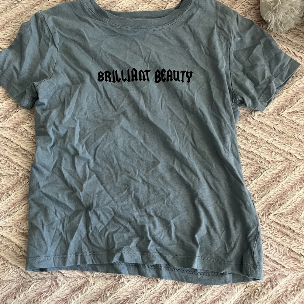 Pull&Bear Green Short Sleeve T-Shirt